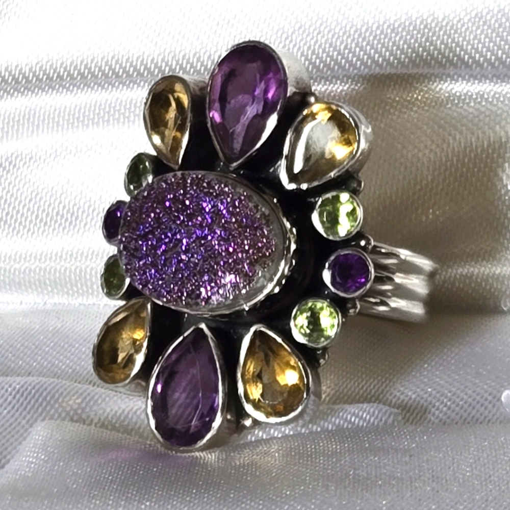 191 of 1500 Nicky Butler Sterling Silver semi-precious gemstone ring 191 of 1500